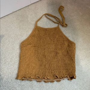 Yellow Halter Top